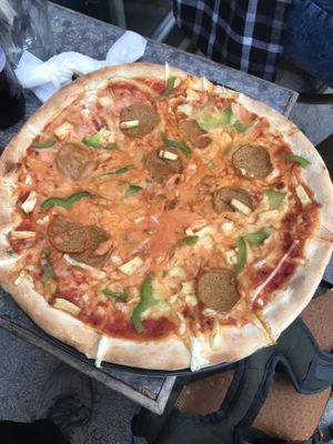 Vegan Pizza  at Fabrik Food Factory in Brno