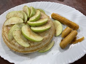   at Carmita's Pancake House Restaurant in Montanita
