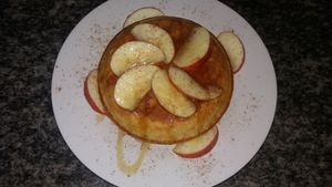 vegan pancake at Carmita's Pancake House Restaurant in Montanita