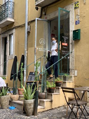 Outside at My Mother's Daughters  in Lisbon