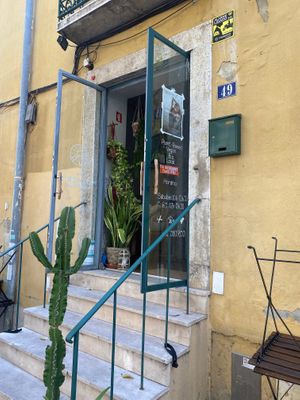 Outside  at My Mother's Daughters  in Lisbon