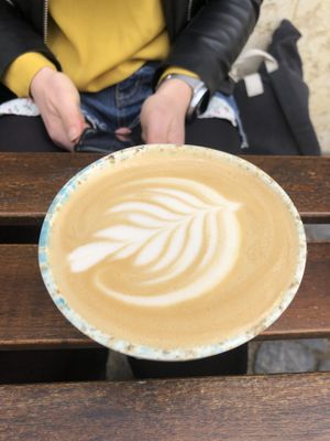 Latte  at My Mother's Daughters  in Lisbon