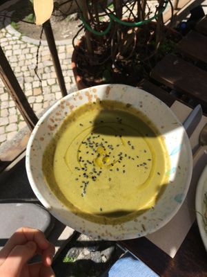 Soup of the day  at My Mother's Daughters  in Lisbon