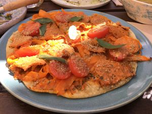 Pizza   at My Mother's Daughters  in Lisbon