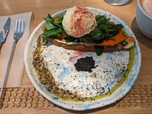 Toast no toast (gf) w sweet potato 🍠 at My Mother's Daughters  in Lisbon