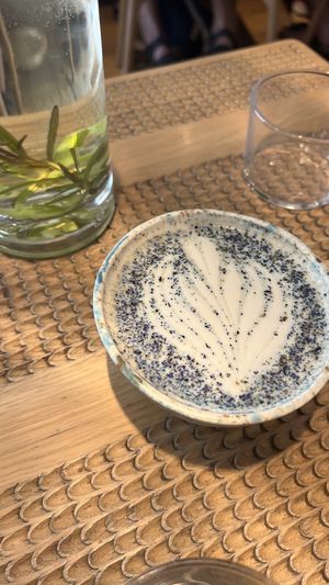 Blue tea  at My Mother's Daughters  in Lisbon