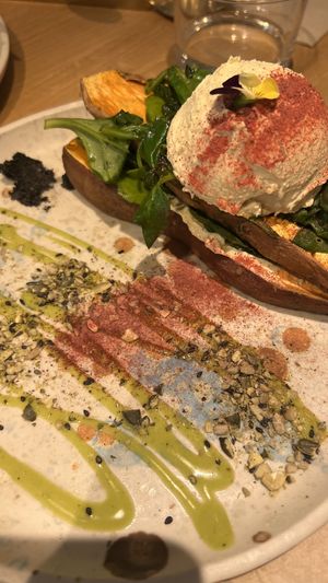 Sweet potato spinash  at My Mother's Daughters  in Lisbon