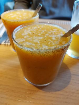 Fresh juice at My Mother's Daughters  in Lisbon