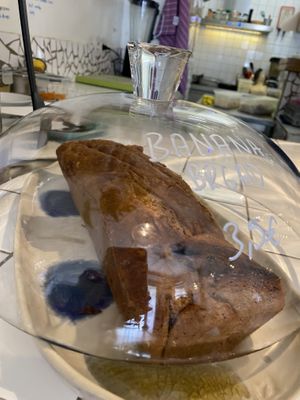 Banana bread   at My Mother's Daughters  in Lisbon