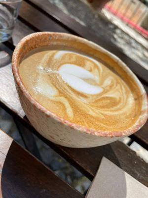 Cappuccino at My Mother's Daughters  in Lisbon
