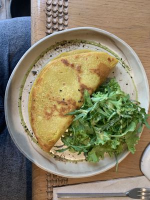 Chickpeas omelette    at My Mother's Daughters  in Lisbon