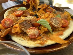 Pepperoni pizza   at My Mother's Daughters  in Lisbon