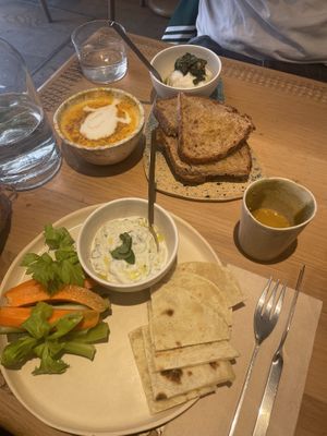 Tzatziki plate  at My Mother's Daughters  in Lisbon