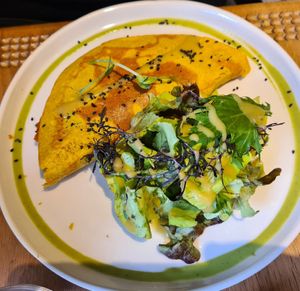 Chickpeas omelette at My Mother's Daughters  in Lisbon