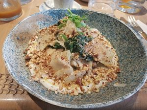 Celery papperdelle at My Mother's Daughters  in Lisbon