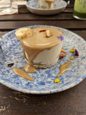 Raw cake at My Mother's Daughters  in Lisbon