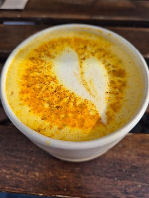 Golden mylk at My Mother's Daughters  in Lisbon