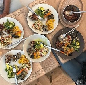 Lunch at My Mother's Daughters  in Lisbon