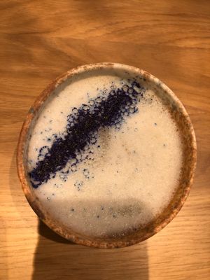 Yummy latte at My Mother's Daughters  in Lisbon