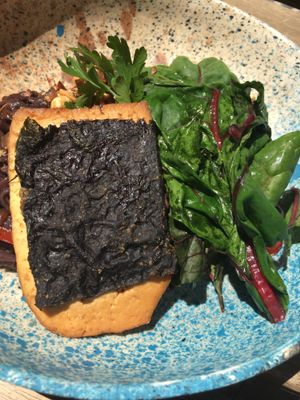 Wonderful tofu, noodle dish  at My Mother's Daughters  in Lisbon