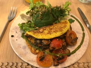 Omelete  at My Mother's Daughters  in Lisbon