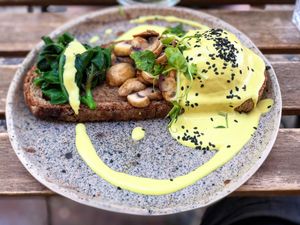 Benedict no Eggs  at My Mother's Daughters  in Lisbon