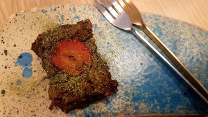 matcha brownie at My Mother's Daughters  in Lisbon