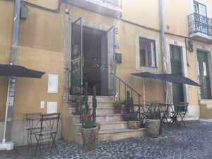 Entrance  at My Mother's Daughters  in Lisbon