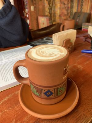 Best chocolate milk in Cusco  at Creperia La Boheme in Cusco