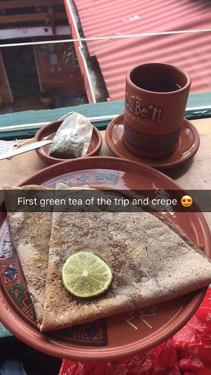 Vegan crepe at Creperia La Boheme in Cusco