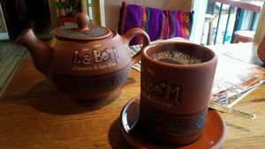 nice spot for tea at Creperia La Boheme in Cusco