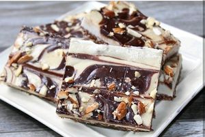 marble cheese cake at Leaf in Haddonfield