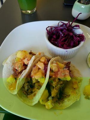 jackfruit gf tacos  at Leaf in Haddonfield