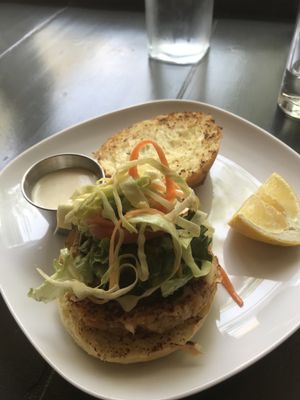 Crab Patty at Leaf in Haddonfield