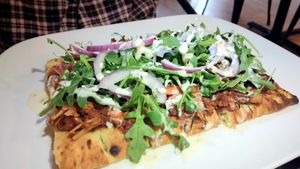 Jackfruit flatbread at Leaf in Haddonfield