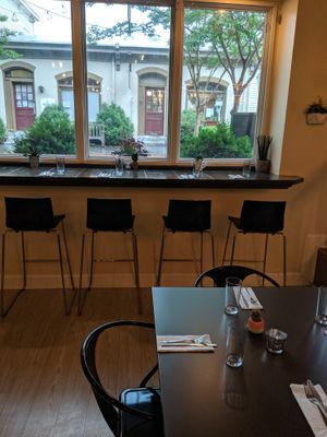 Counter seating at Leaf at Leaf in Haddonfield