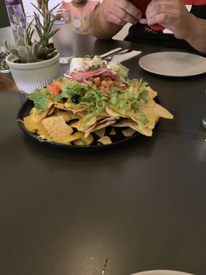 Definitely try their nachos!! at Leaf in Haddonfield