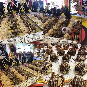 Vegan candy labeled  at it Candy in Bristol