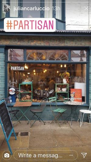 Shop front at Partisan in York