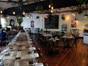 Tables at Kneading Ruby in Wollongong