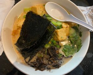 Vegetarian/made vegan ramen   at Oni Ramen in Dallas