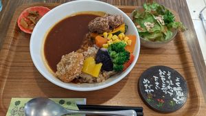 ヴィーガンカレー at Medaka Natural Kitchen  in Osaka