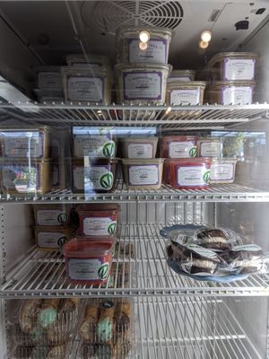 Pints to go at Gorgeous Gelato in Portland