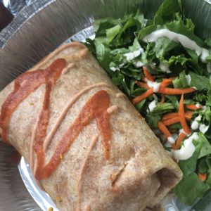 Tofu scramble  at Karma Road Organic Cafe in New Paltz