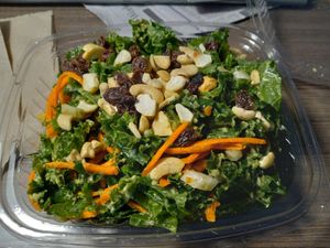 Kalecado Salad Full Portion at Karma Road Organic Cafe in New Paltz