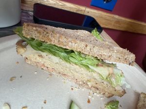 reuben  at Karma Road Organic Cafe in New Paltz