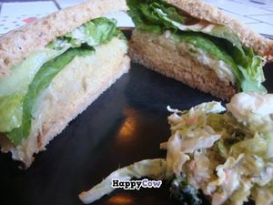 tempeh reuben at Karma Road Organic Cafe in New Paltz