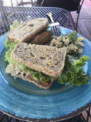 Tempeh Reuben  at Karma Road Organic Cafe in New Paltz