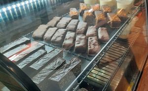 Vegan bars at Orchard Lane Coffee House in Folkestone