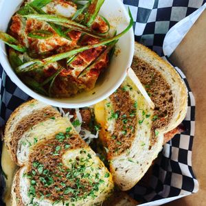Reuben and side of Potato salad 😋😋😋 at Georgetown Liquor Company in Seattle
